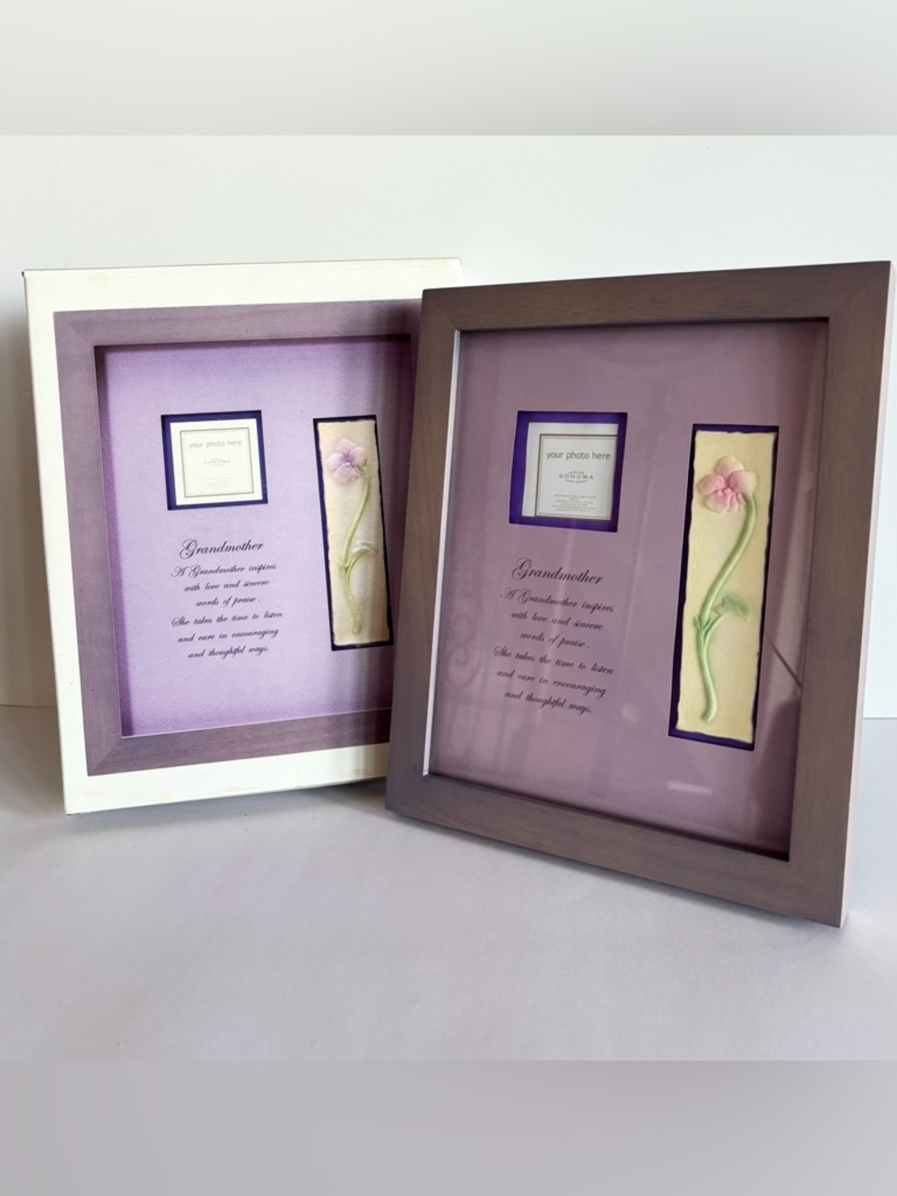 Grandmother Sentiment Picture Frame with Sentiment Saying